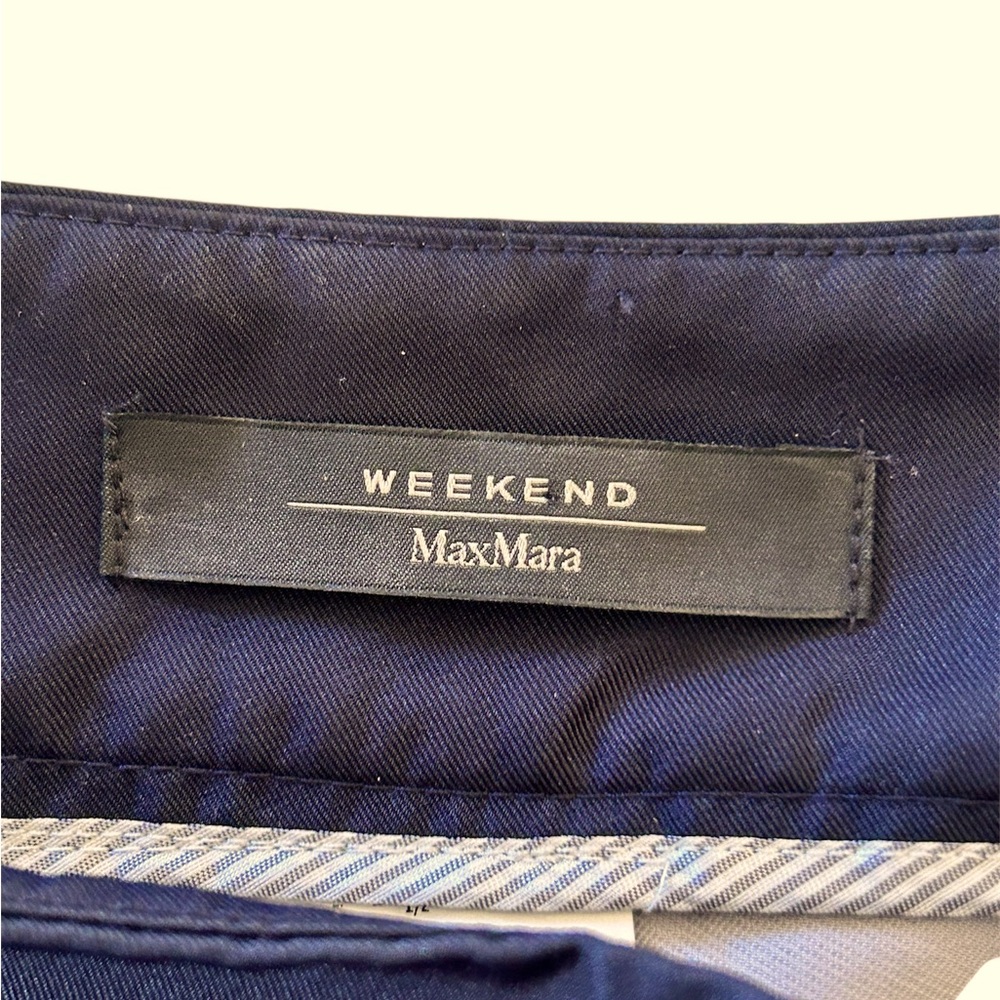 Weekend Max Mara Skirt | Blue | Size 12 - Picture 6 of 6